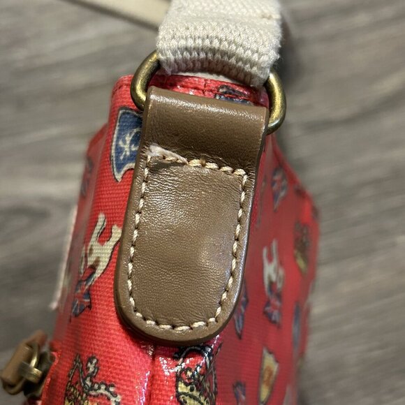 Cath Kidston Red UK Royal Stanley Scottie Dog Jubilee Crossbody Messenger Bag - Picture 13 of 13